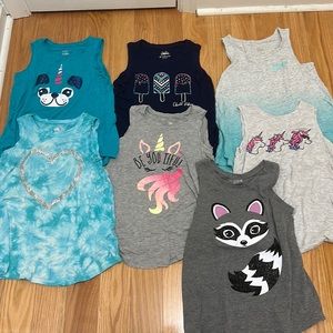 Bundle of Justice tank tops, girls size 8